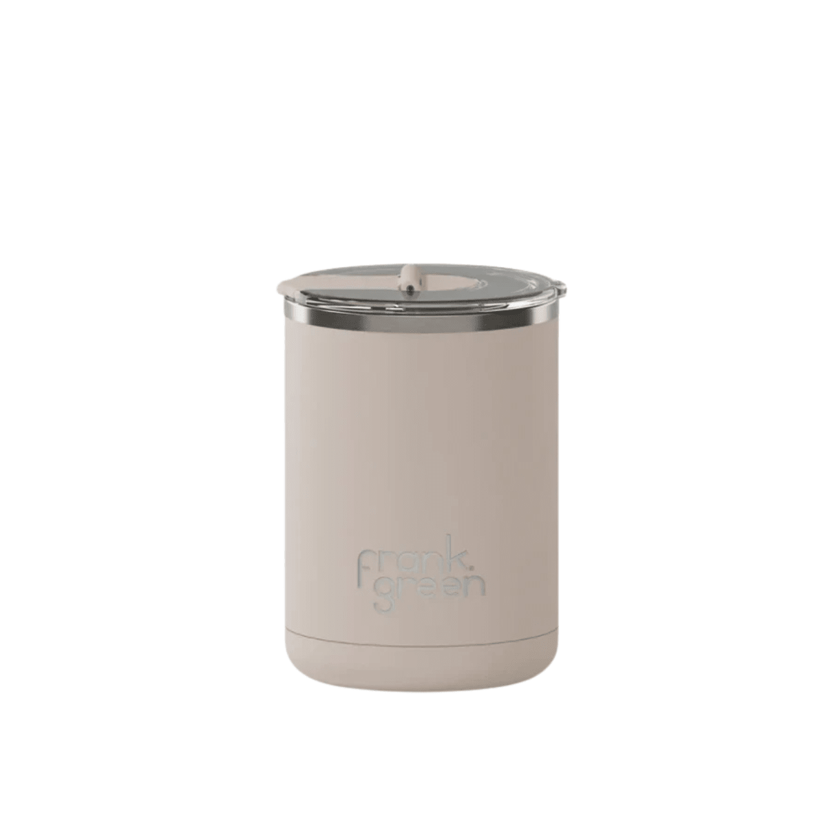 12oz Ceramic Coffee Cup Hinged Lid Moon Dust-Frank Green
