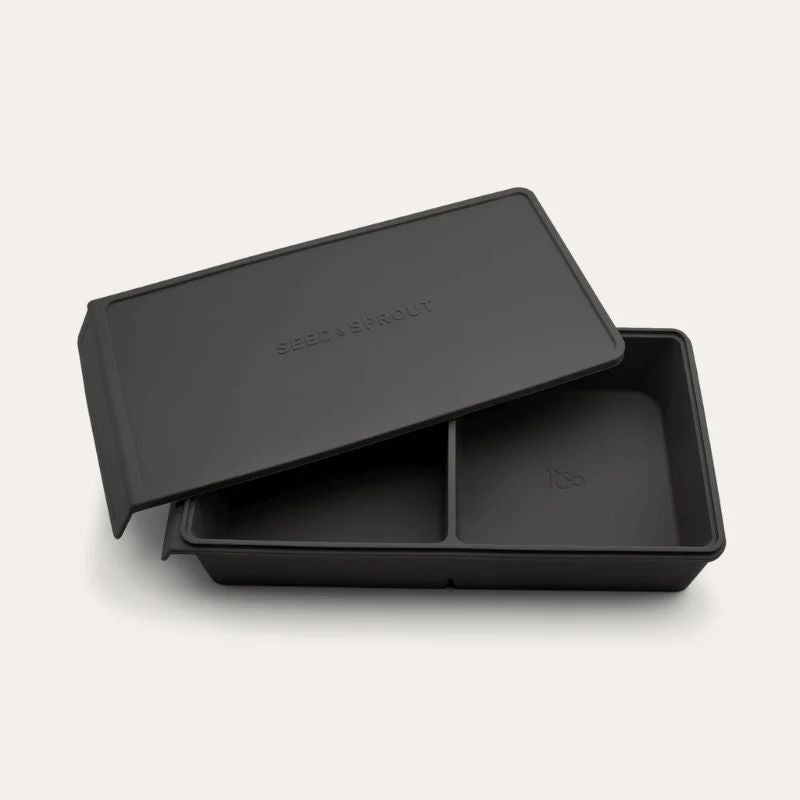 2 Portion Silicone Freezer Tray Liquorice - Seed & Sprout