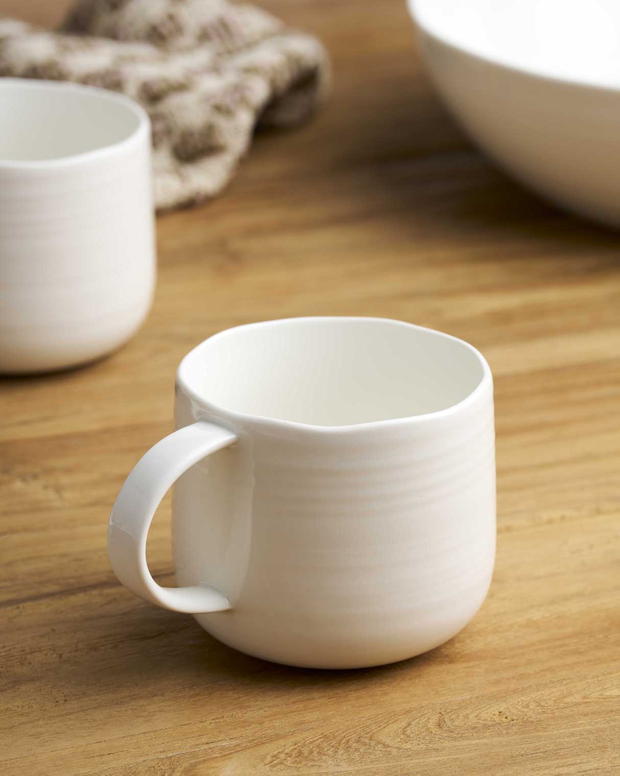 At Home White Mug 4pk