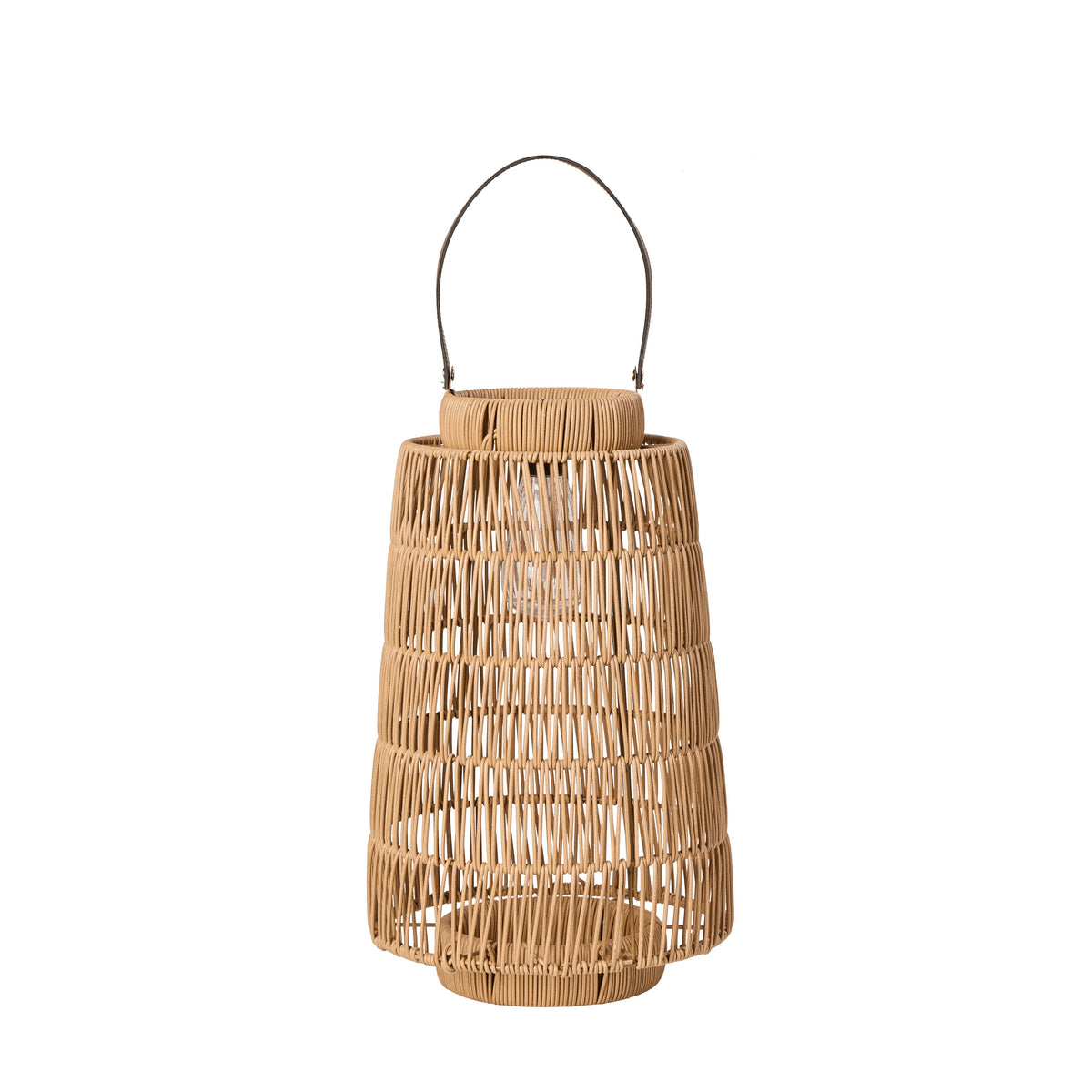 Atlas Solar Lantern Brown