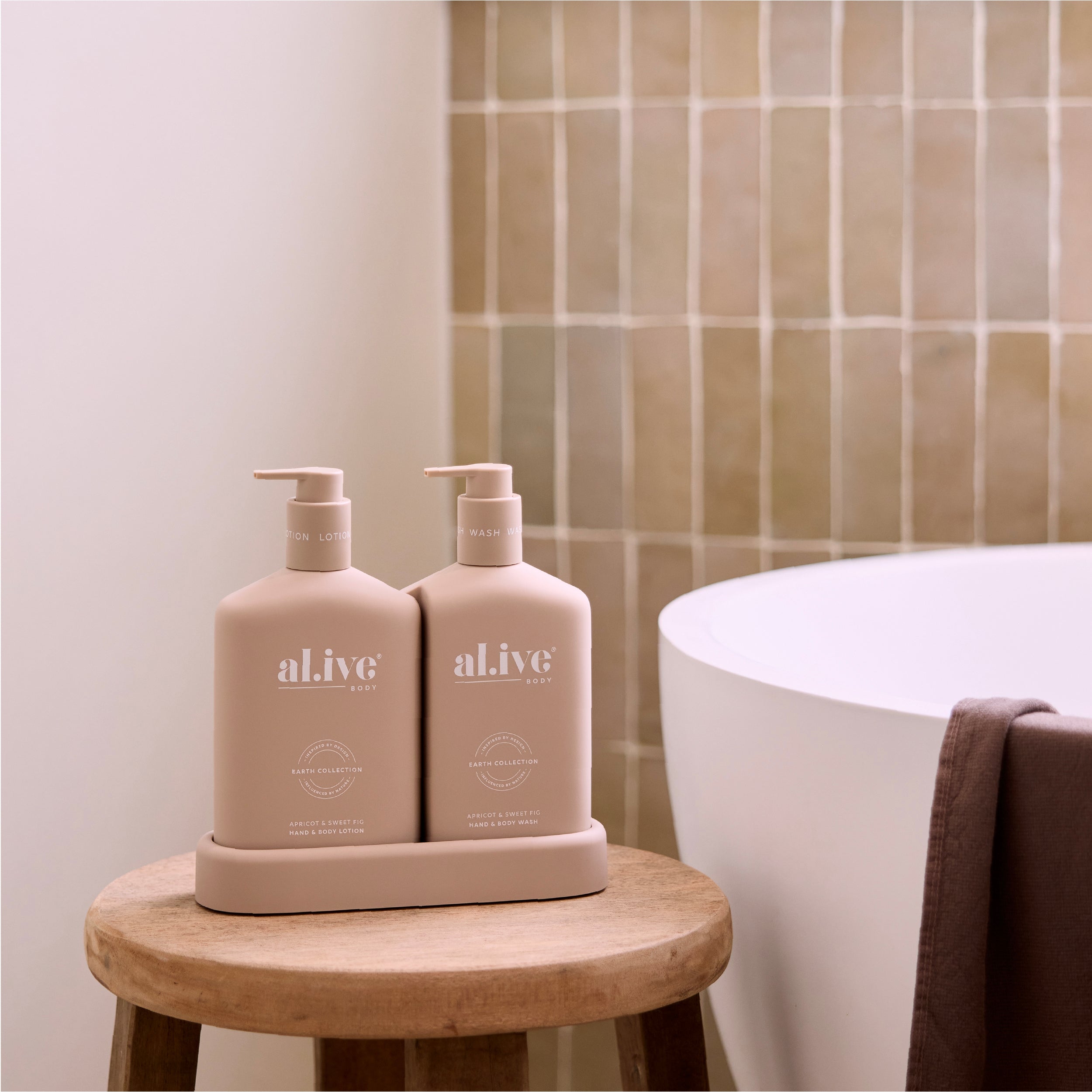 Alive Body Duo Hand & Body Lotion + Wash | Apricot Sweet Fig