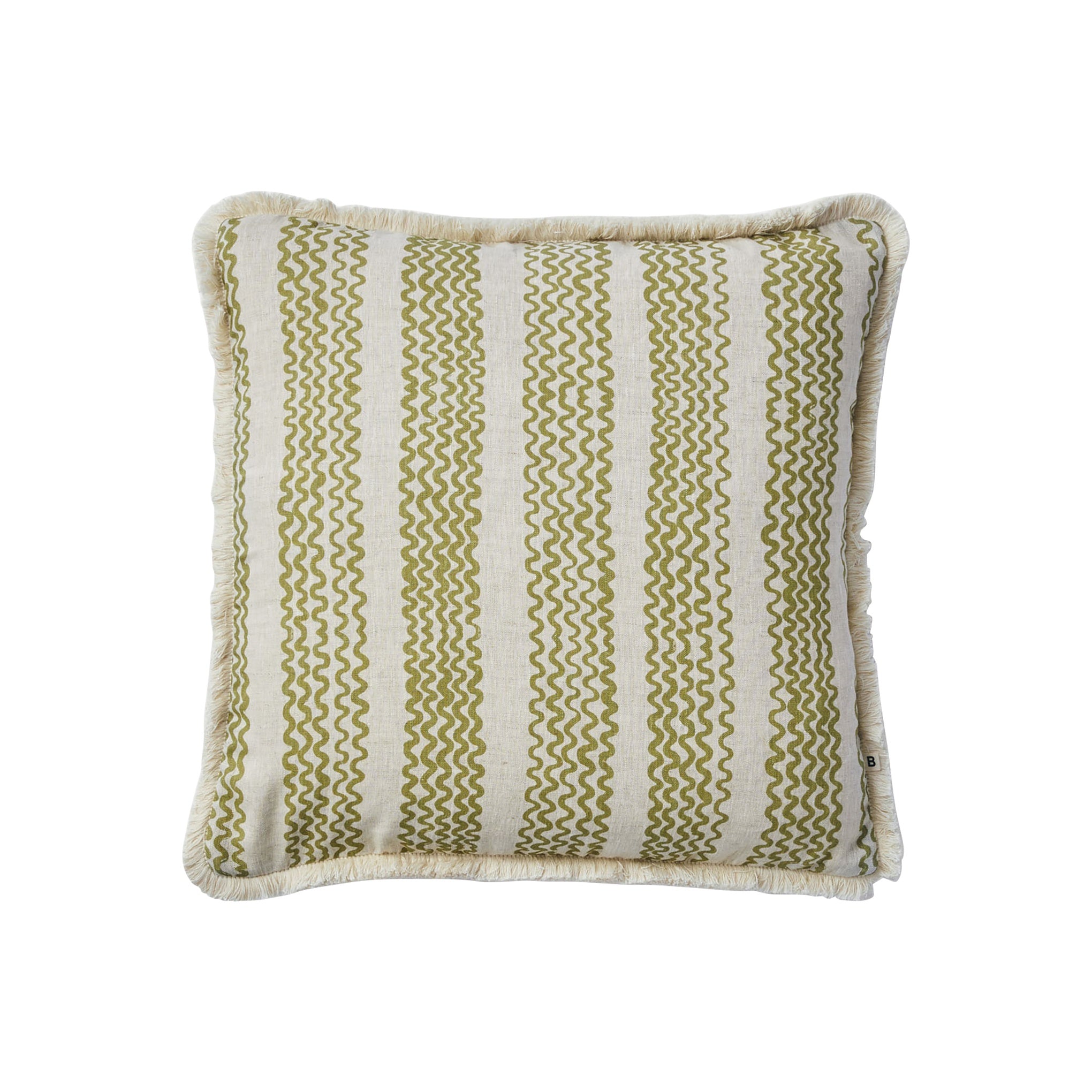 Mini Wave Olive 50cm Cushion