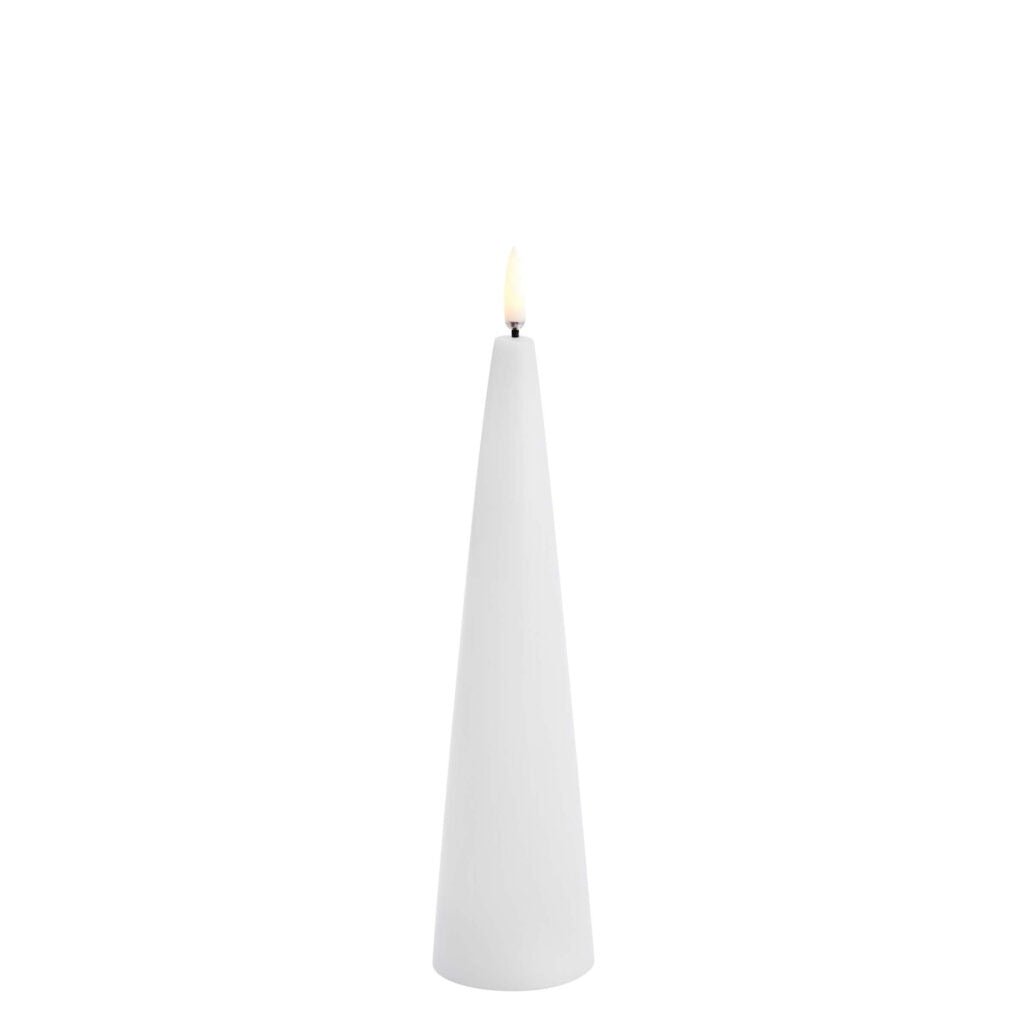 Nordic White Cone Candle