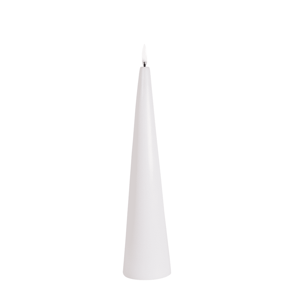 Nordic White Cone Candle