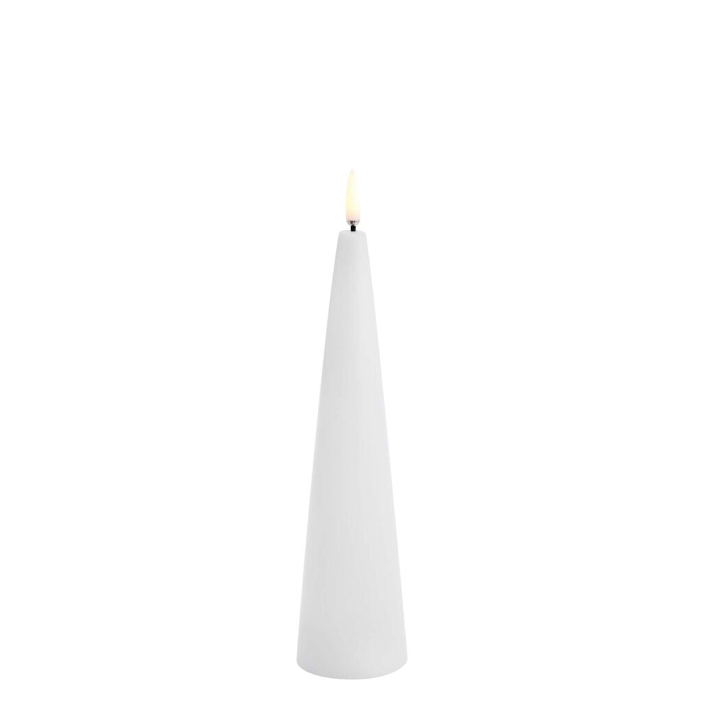 Nordic White Cone Candle