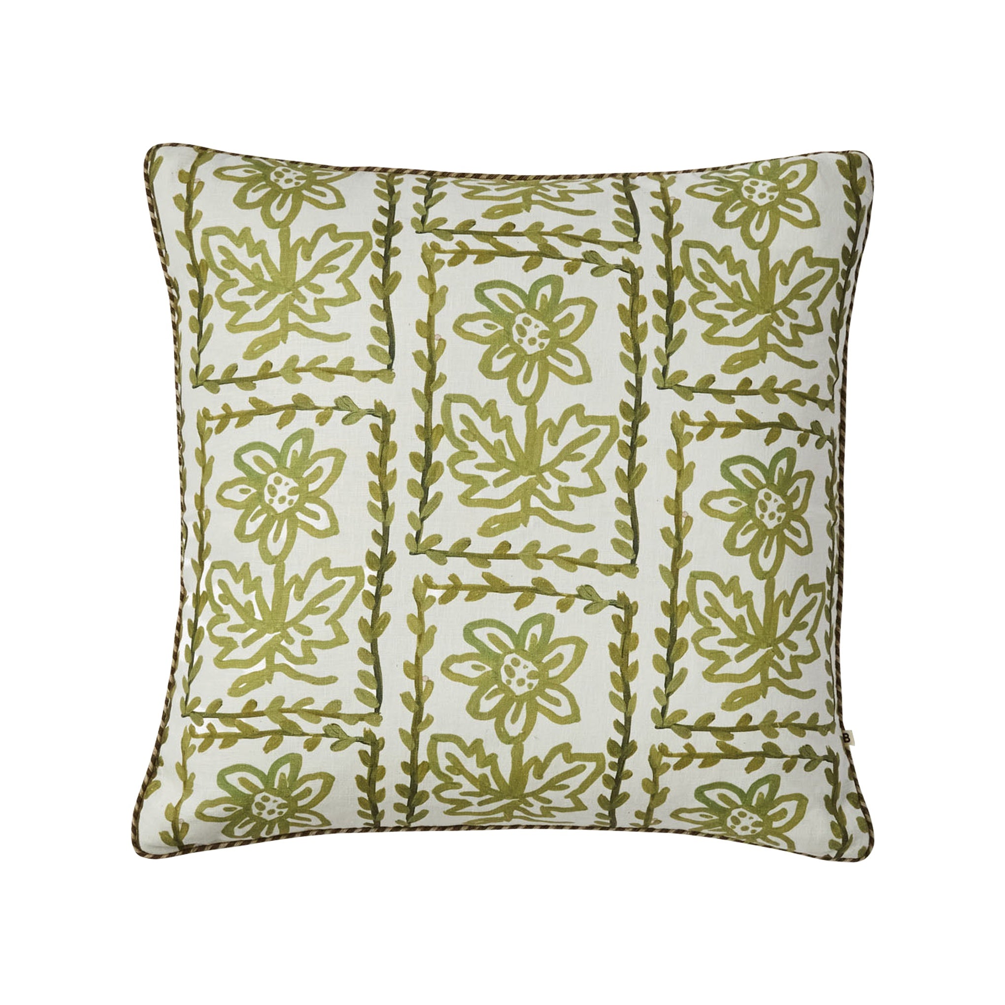 Daisy Olive 60cm Cushion