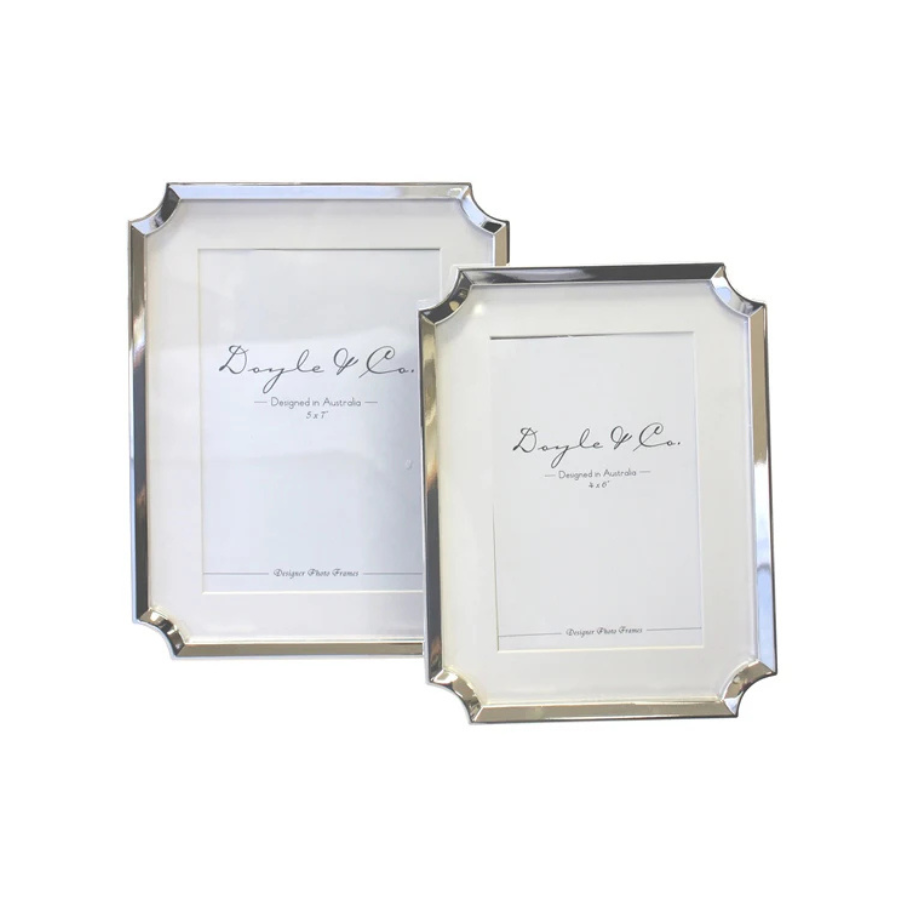 Clipped Silver Photo Frame