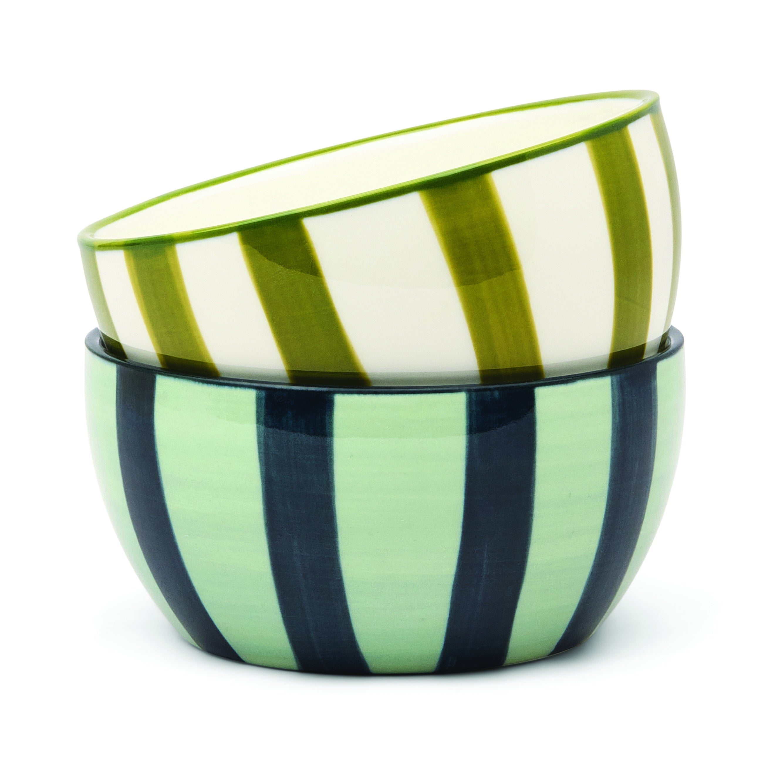 Bella Dipping Bowls Green S/2