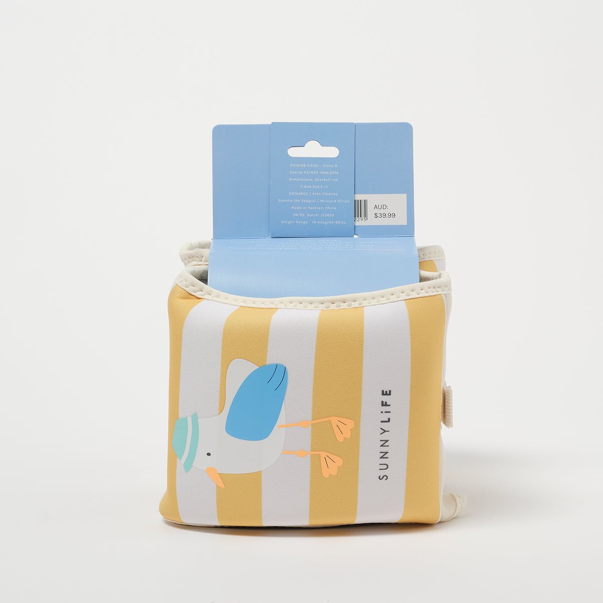 Kids Floaties Sammy the Seagull Mustard Stripe