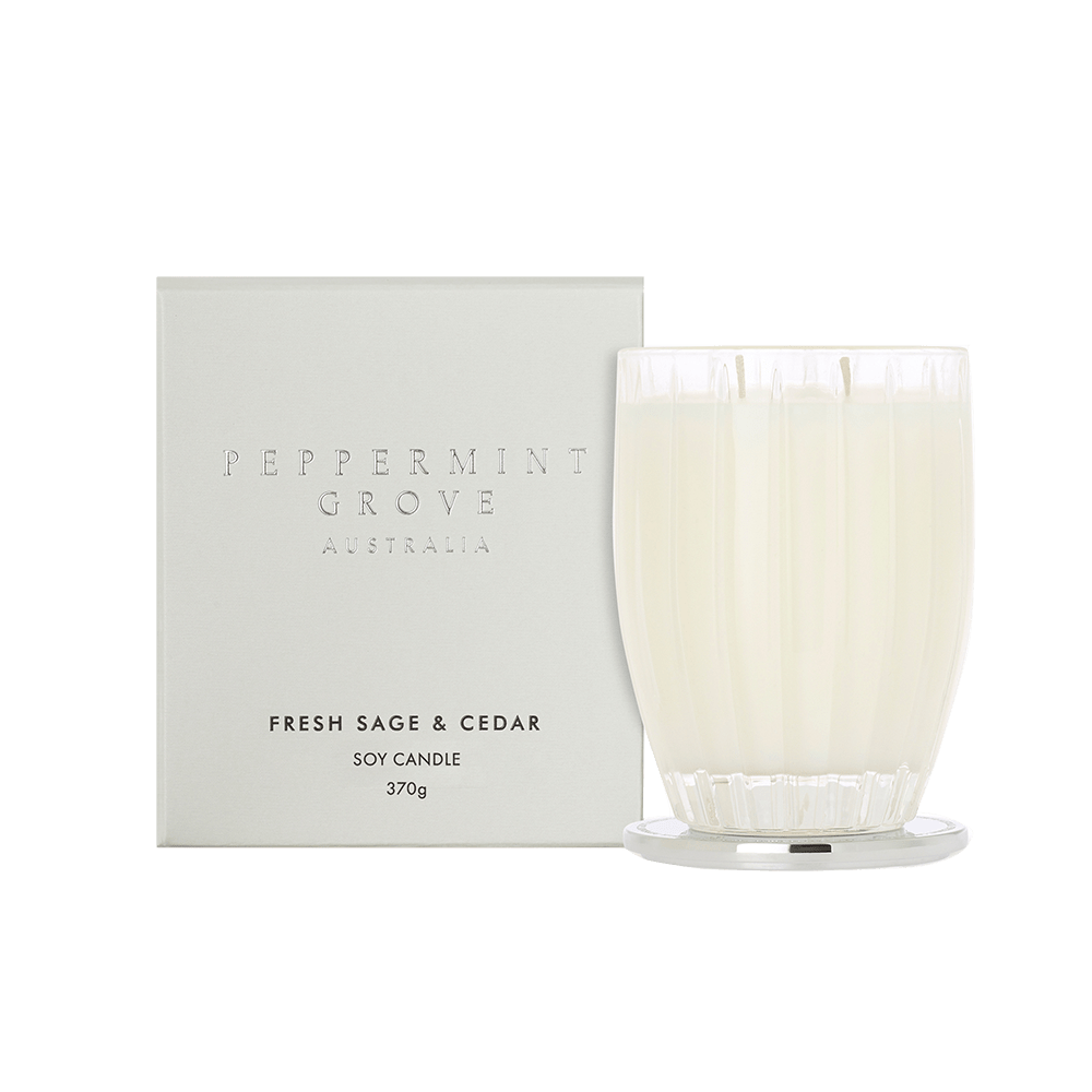 Fresh Sage & Cedar 370g Candle