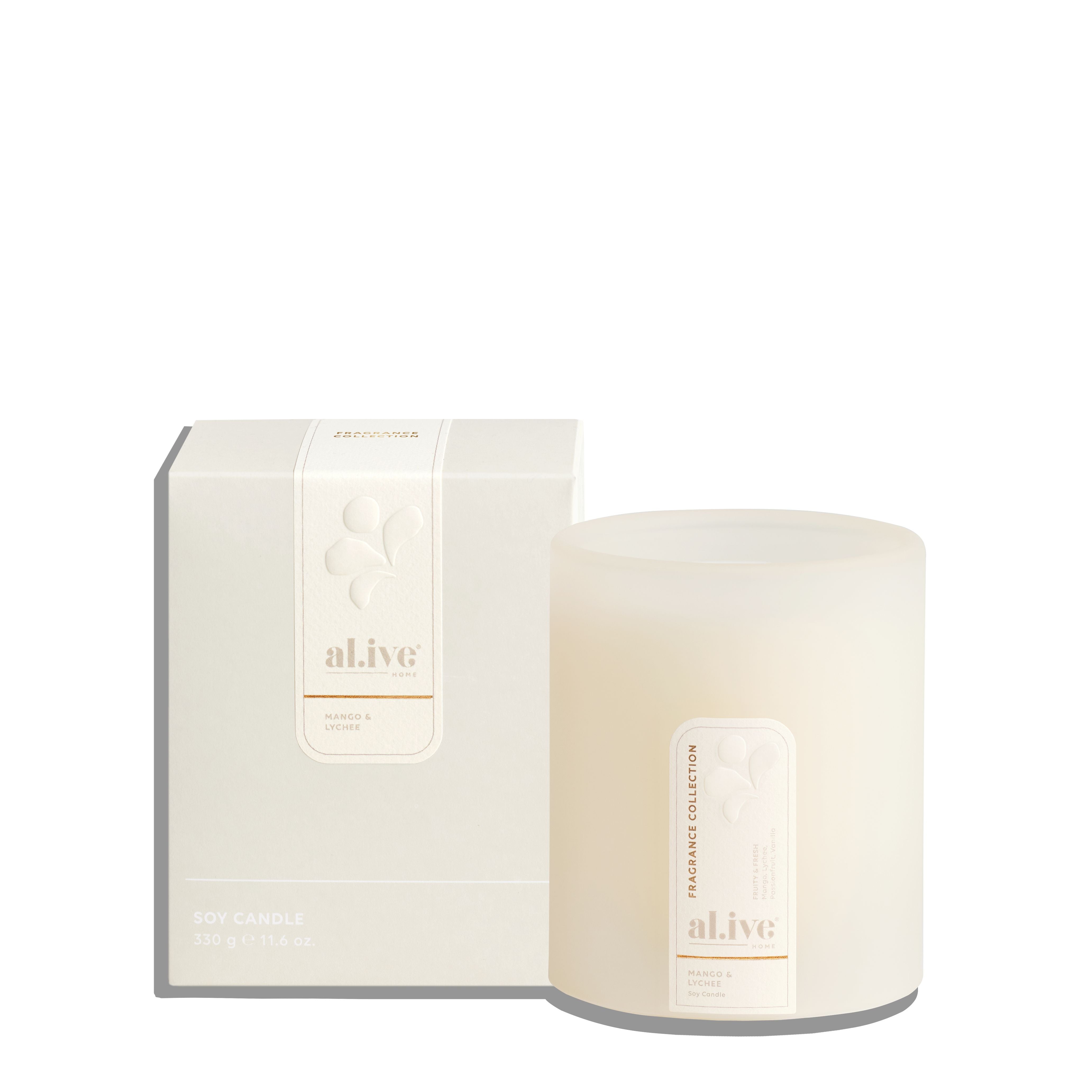 Alive Body Soy Candle | Mango & Lychee