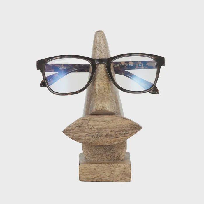 Hers Wood Glasses Holder 8x17cm Natural