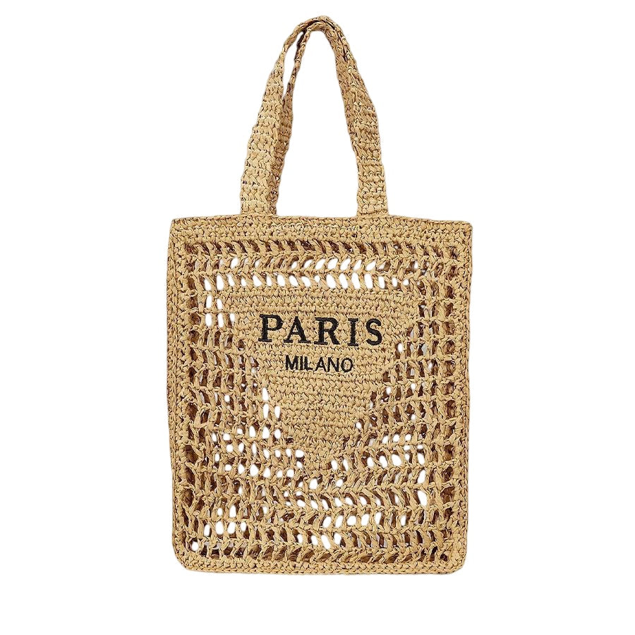 Paris Milano Straw Tote