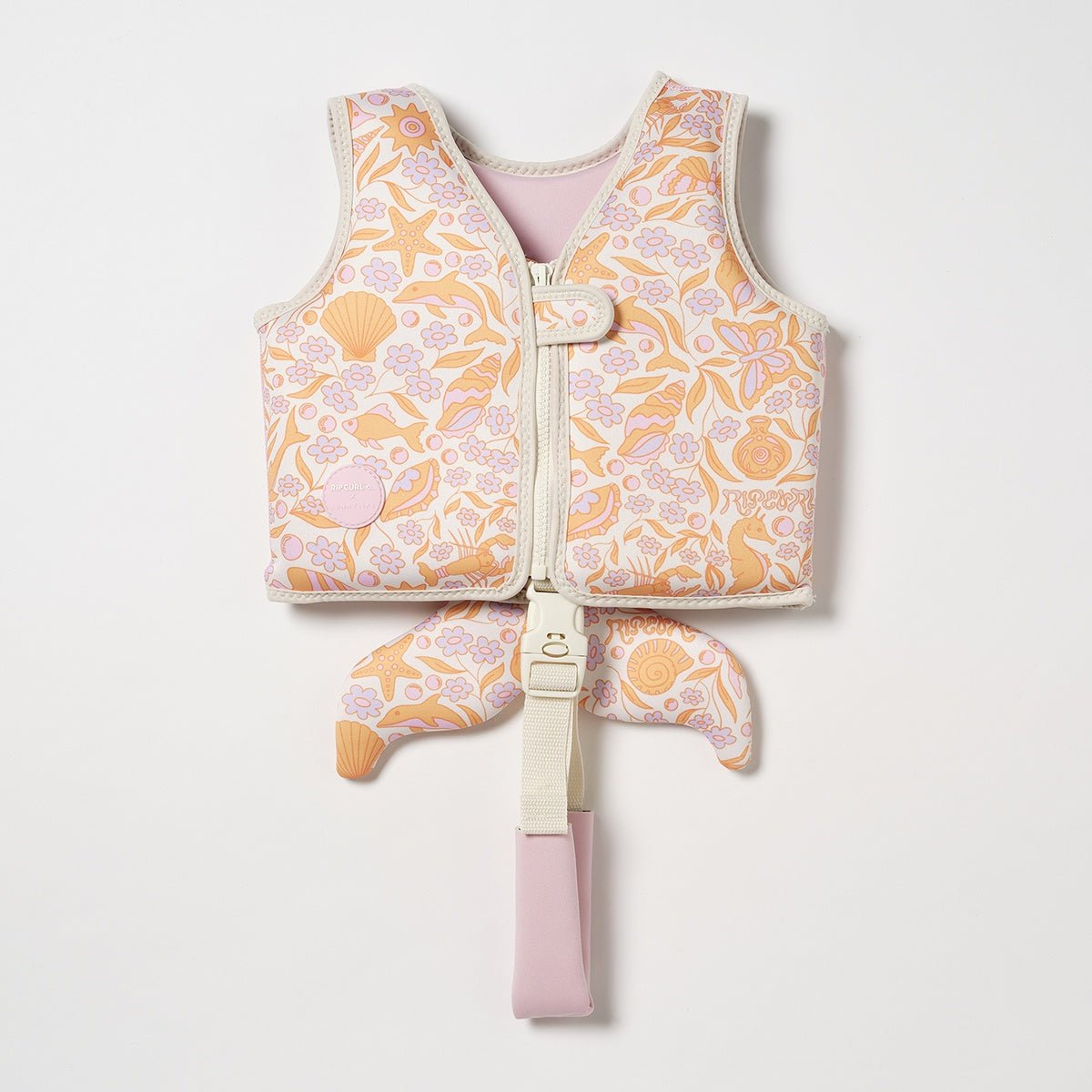 Kids Swim Vest 2-3 Ocean Magic Pink 3D