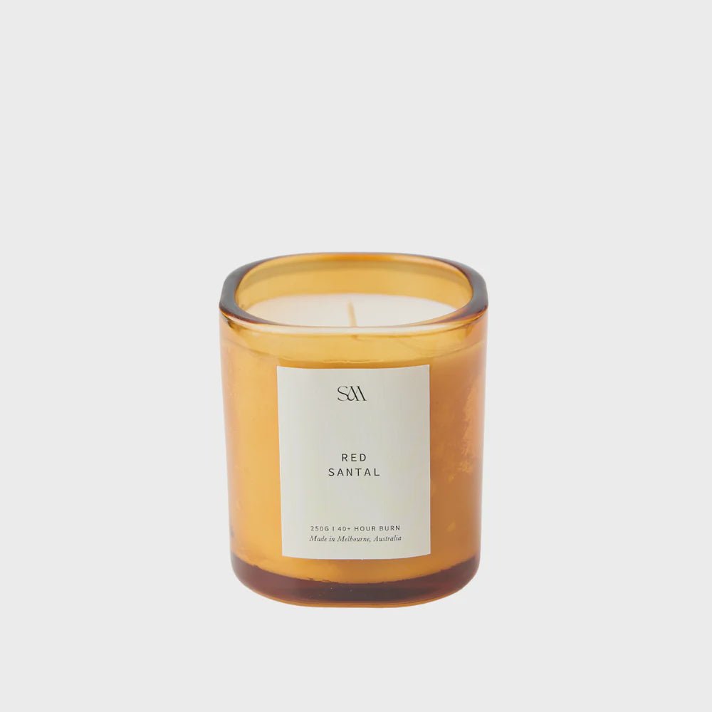 Candle Red Santal 250g