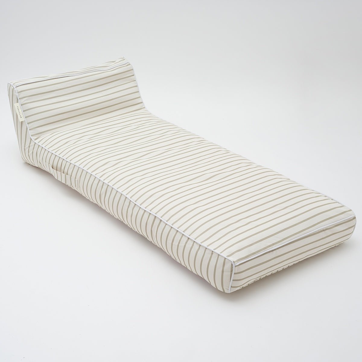 Luxe Lie-On Lounger La Palma Sage Stripe