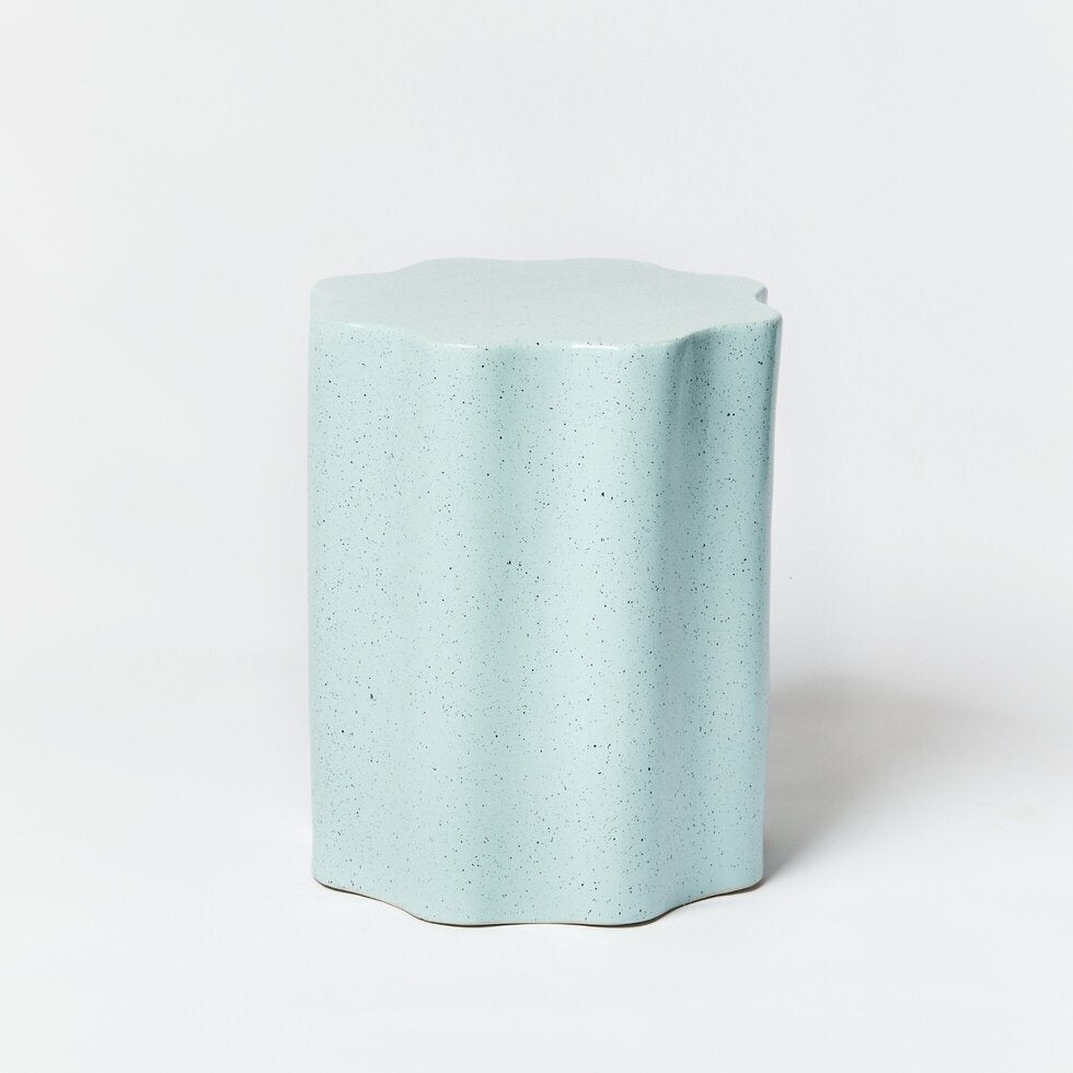 Wave Side Table Speckle Soft Blue | Shop Online & In-Store – Home ...