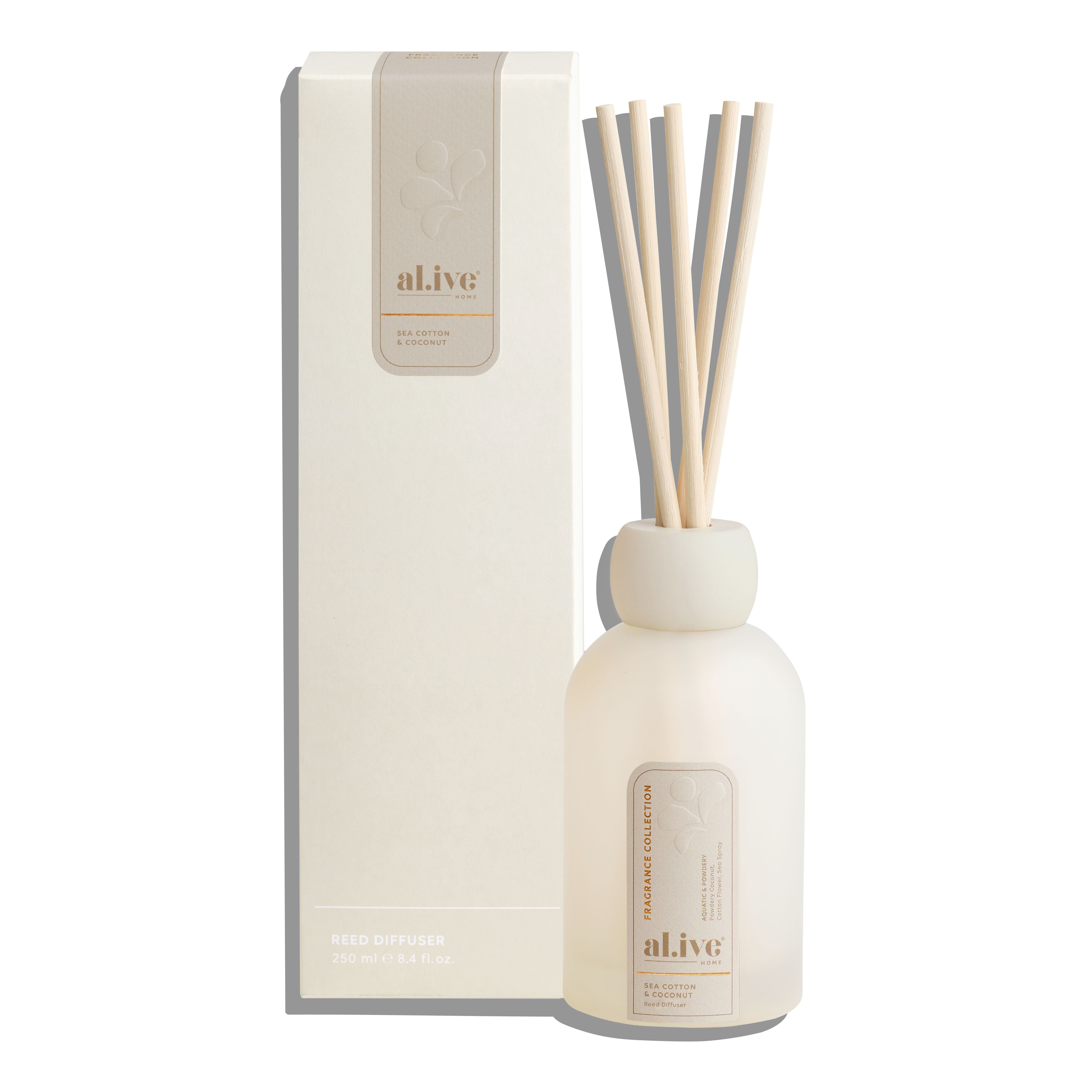 Alive Body Reed Diffuser | Sea Cotton & Coconut