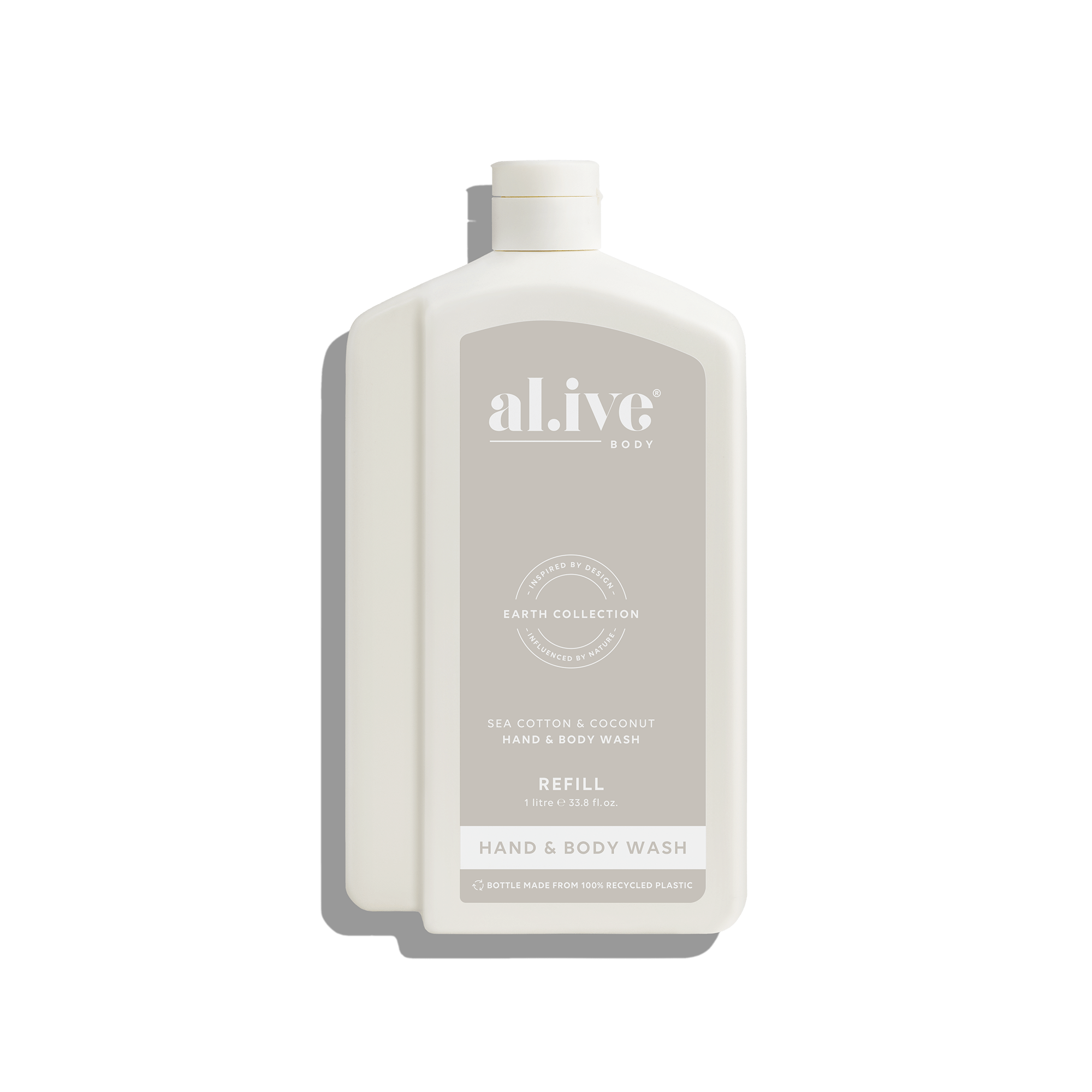 Alive Body Hand & Body Wash Refill | Sea Cotton & Coconut