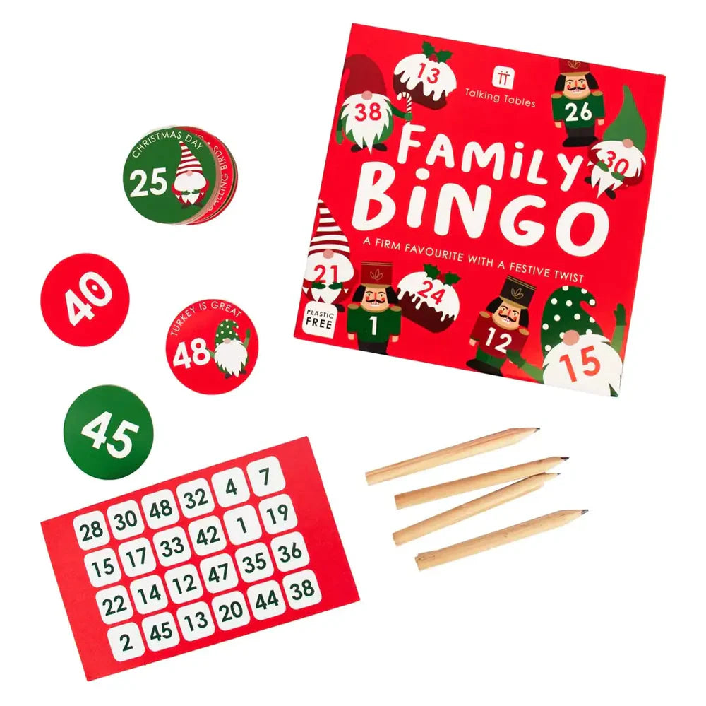 Nutcracker Family Bingo Game