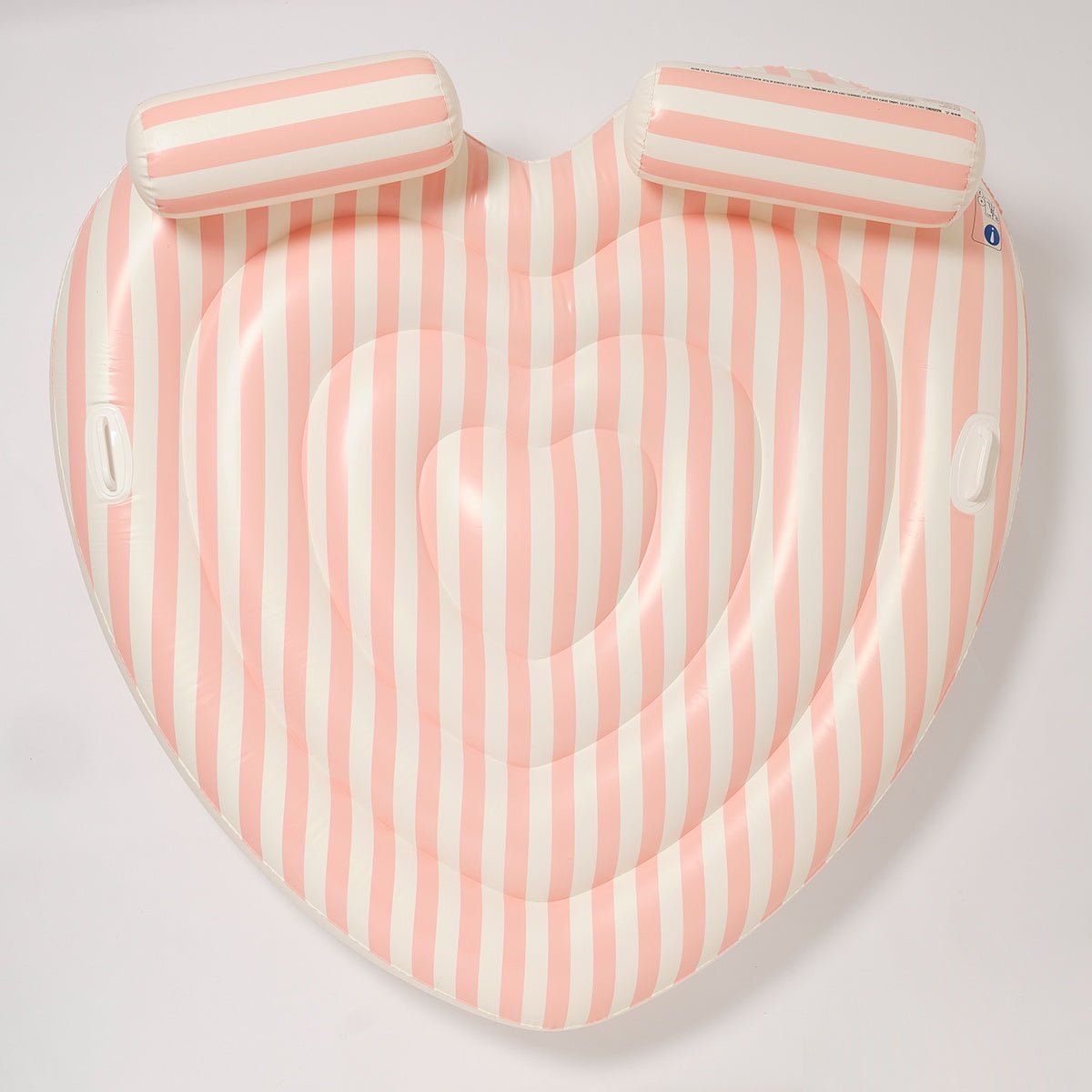 Twin Heart Lie-On Stole My Heart Pink Stripe