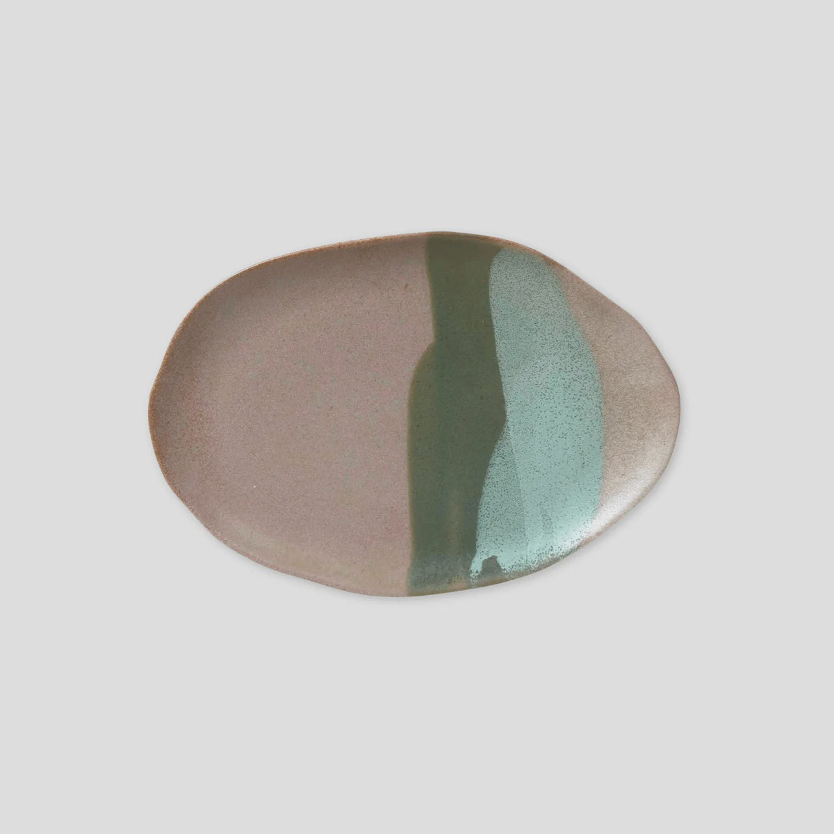 Oval Platter Green