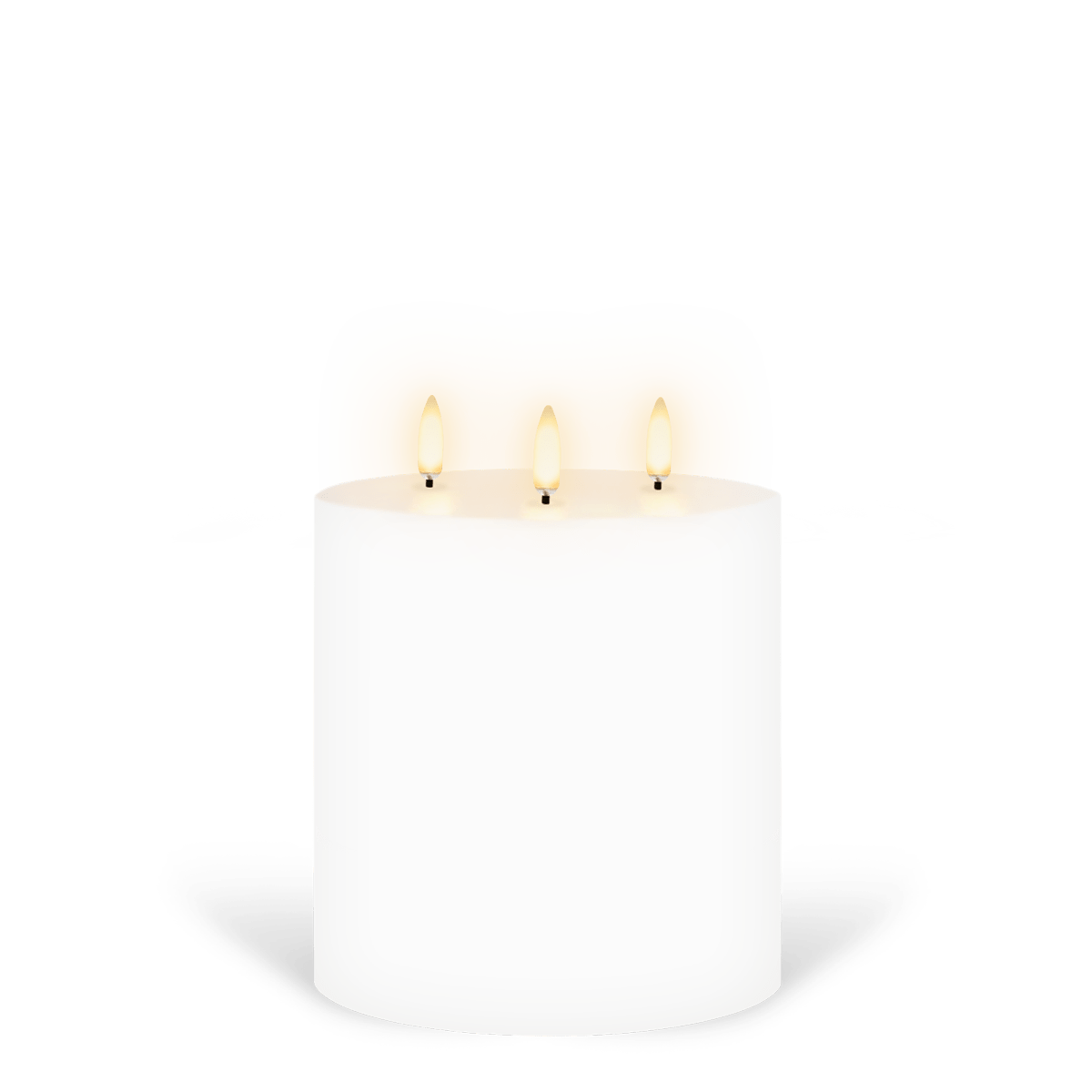 Nordic White 15.2x15.2cm Triple Wick