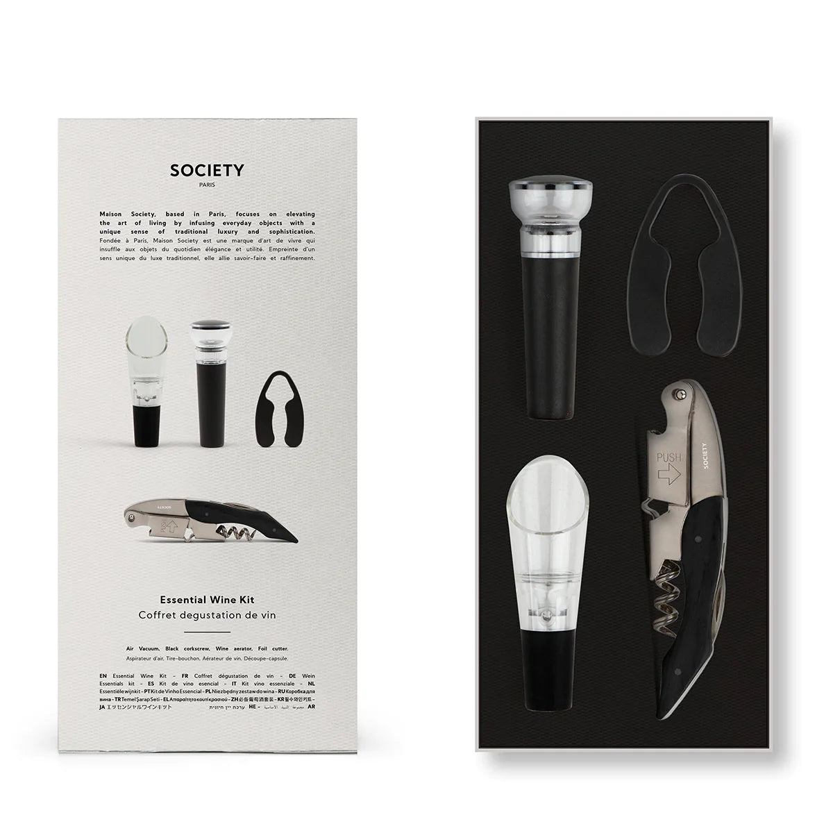 Society Paris Wine Essentials Kit