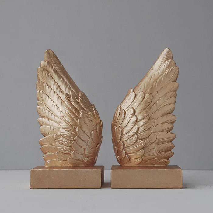 Wing Bookends Gold