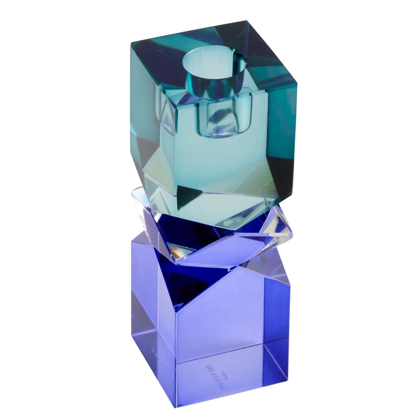 Alma Blue Candle Holder - PS Home & Living