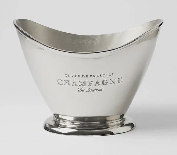 Aluminium Oval Champagne Tub 36cm - Flair Gifts