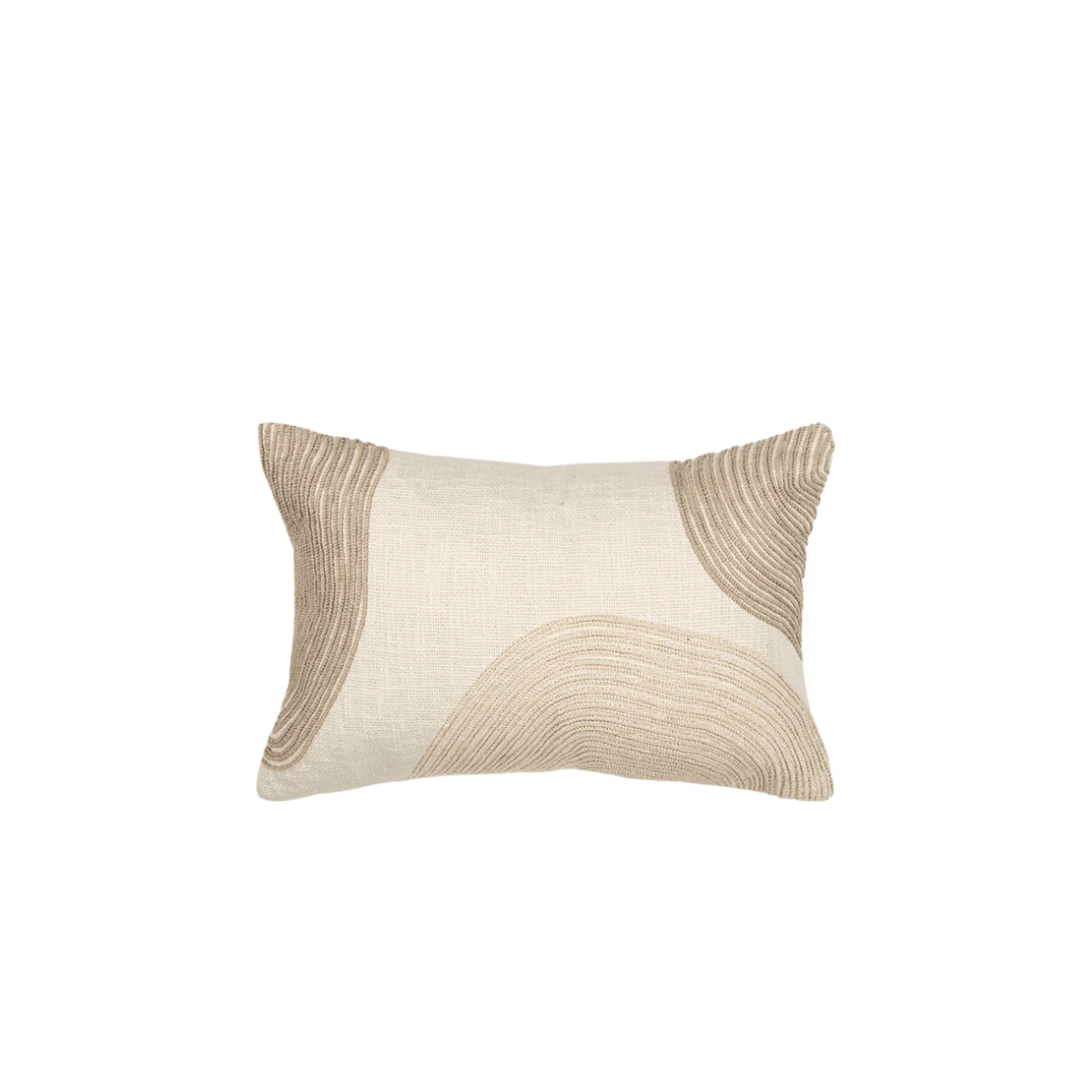 Amber Cushion Ivory-Furtex