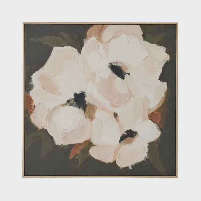 Ash Floral Frame Oil Canvas-Not specified