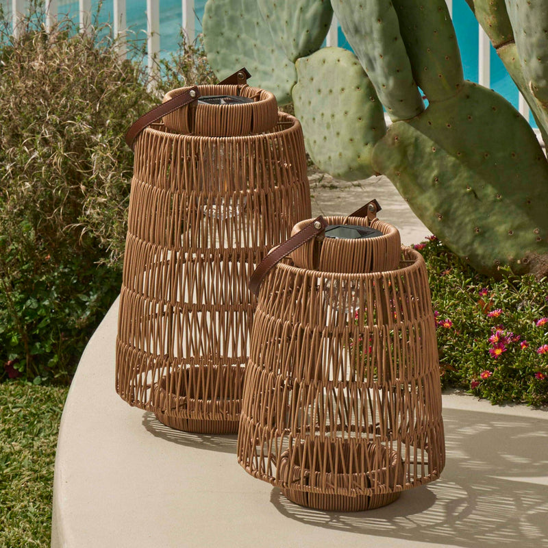 Atlas Solar Lantern Brown-IsAlbi