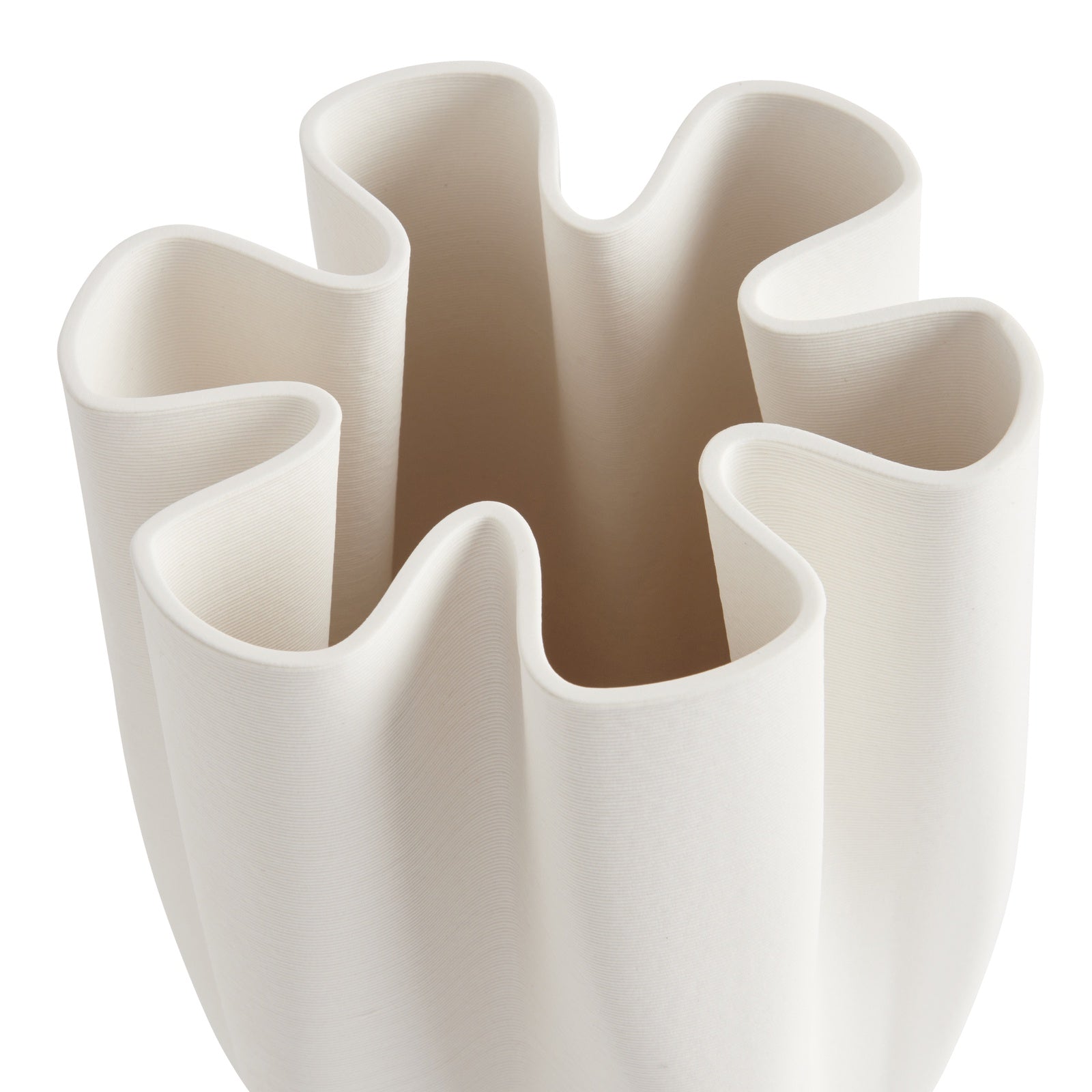 Aurora White Vase - Home Basics & Design
