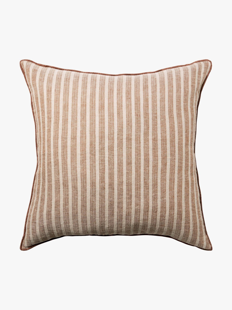 Ava Stripe Toffee Large Square-L & M Home
