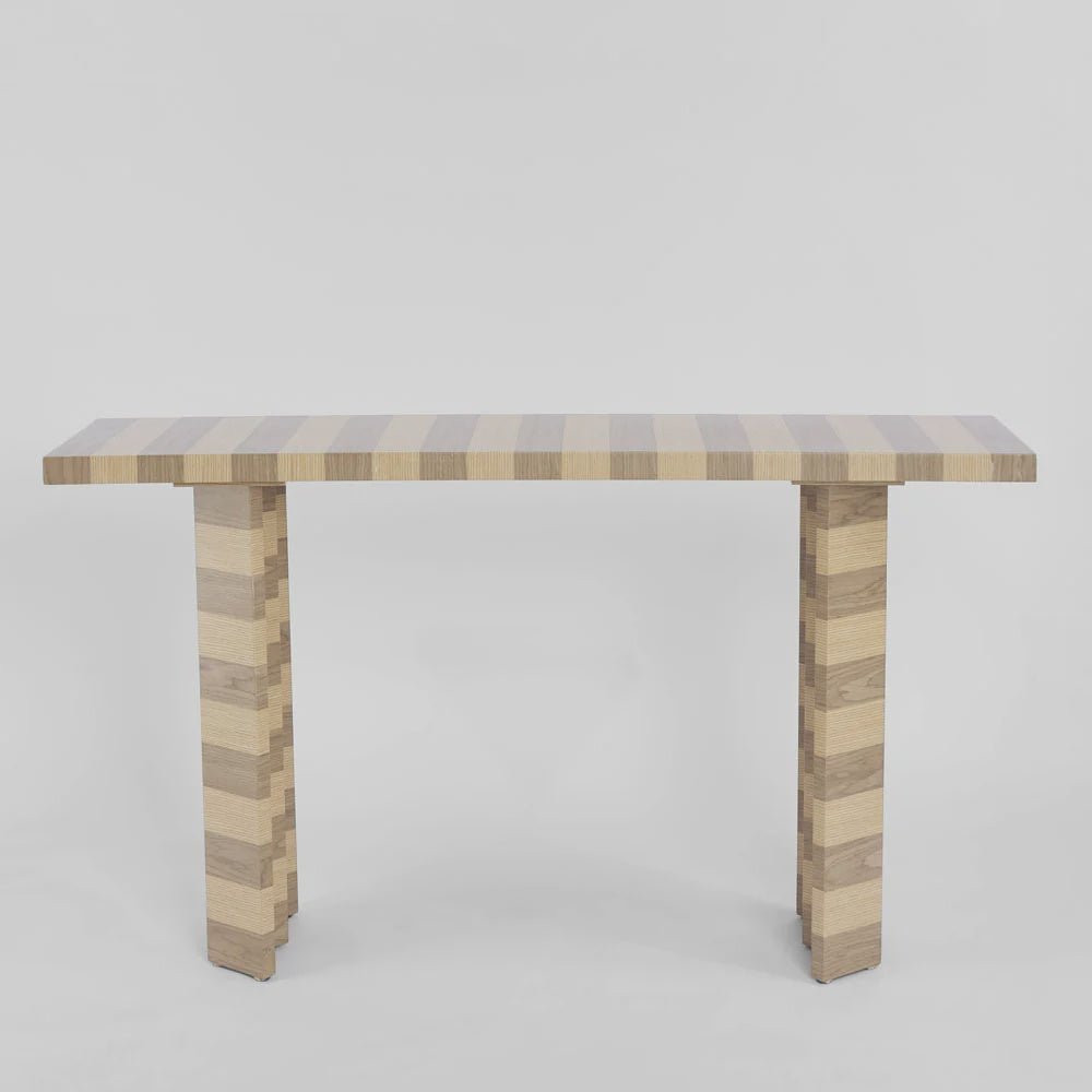 Axis Console Oak & Walnut-Florabelle