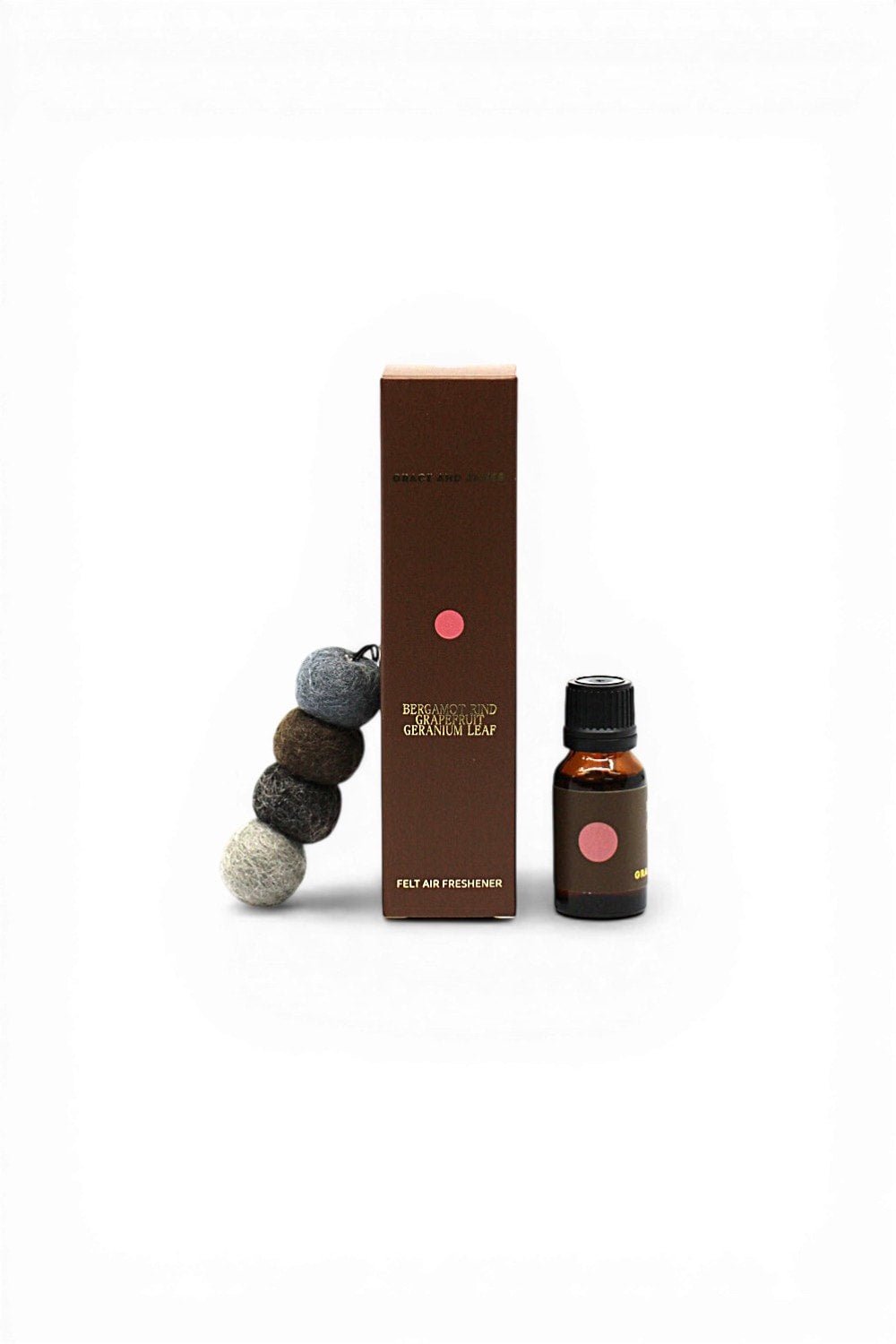 Bergamot Rind Grapefuit & Geranium Air Freshener-Grace and James