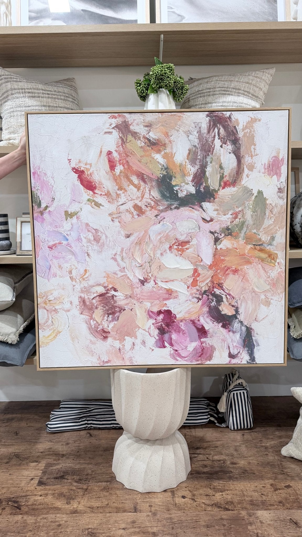 Bloom Hand Finished Wall Art - Home Basics & Design