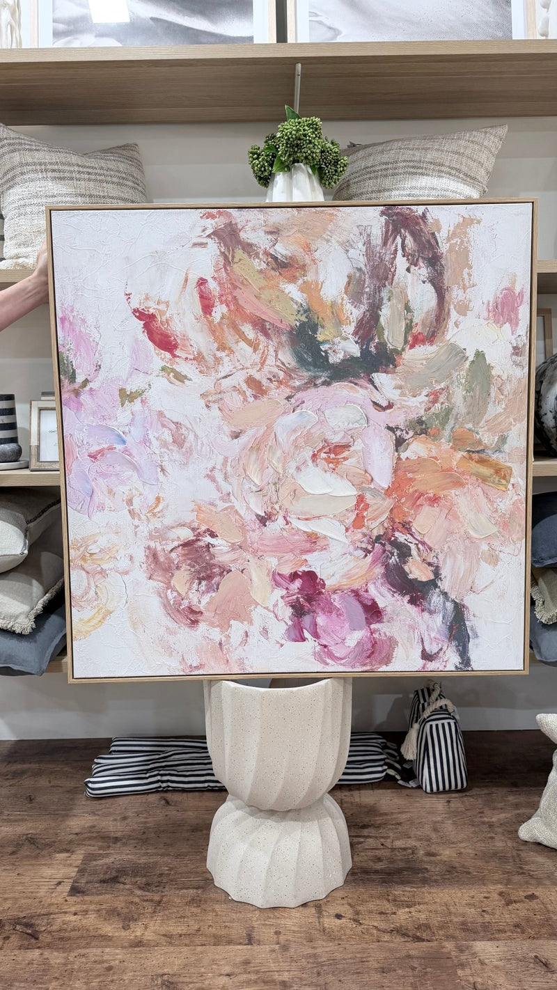 Bloom Hand Finished Wall Art - Home Basics & Design