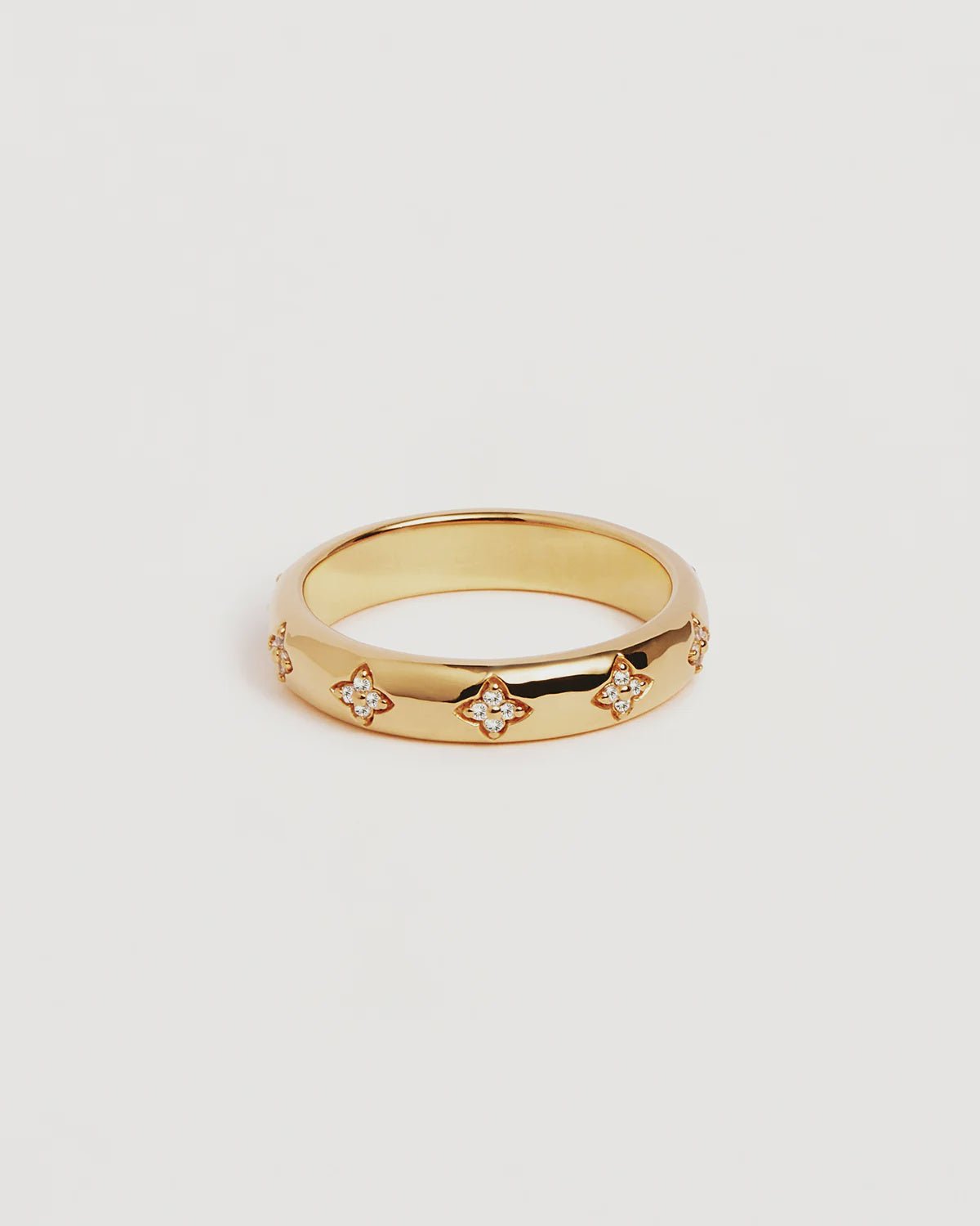 Bloom With You Lotus Ring 18k Gold-By Charlotte