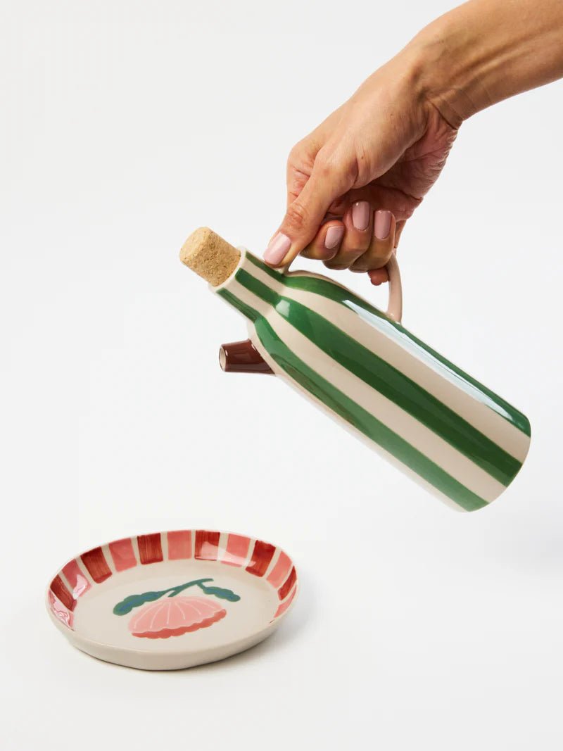 Bloomie Green Oil Pourer-Jones & Co