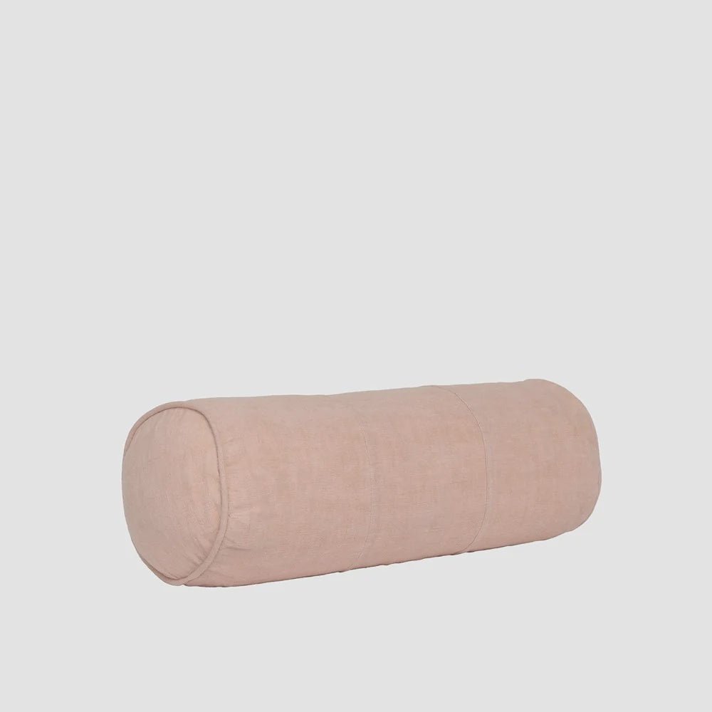 Bolster Cushion White/Soft Musk-Eadie Lifestyle
