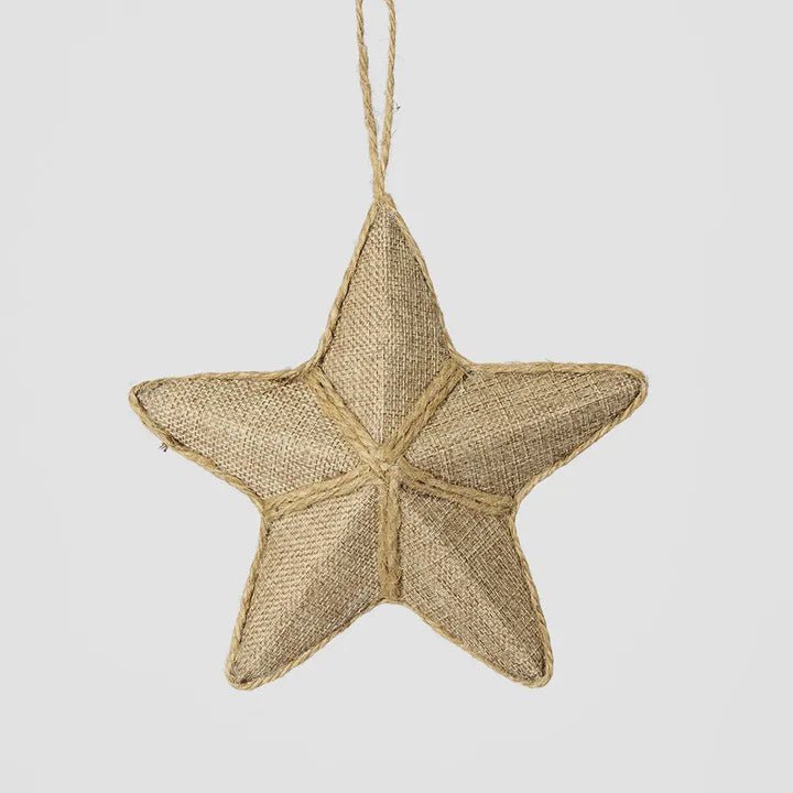 Bowral Linen Star tree Decoration - Florabelle