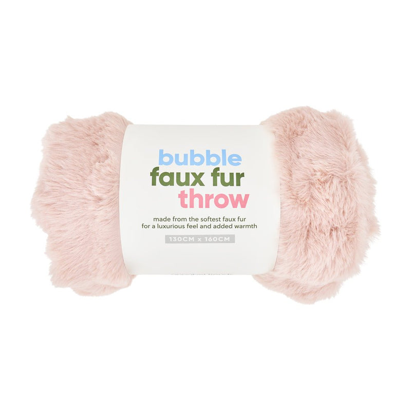 Bubble Faux Fur Throw - Annabel Trends
