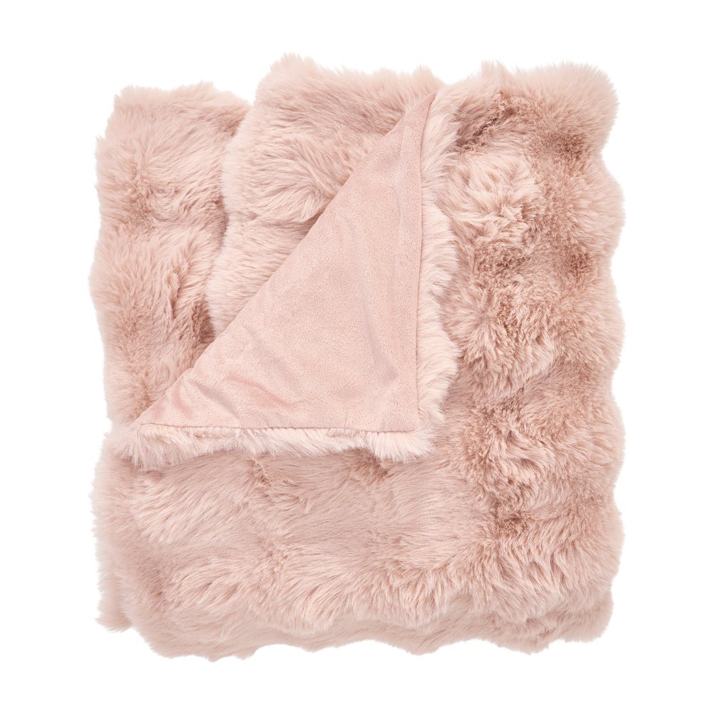 Bubble Faux Fur Throw - Annabel Trends