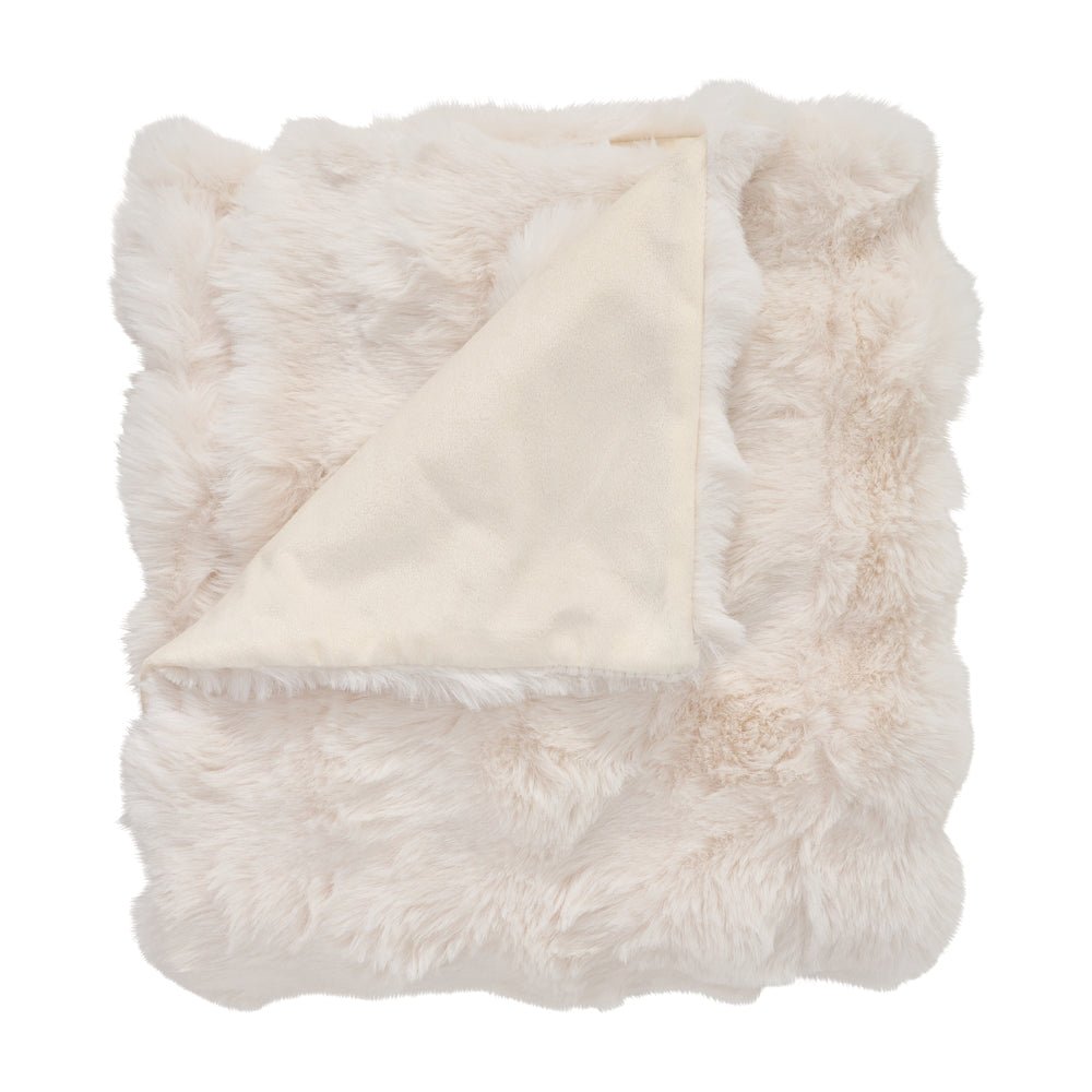 Bubble Faux Fur Throw - Annabel Trends