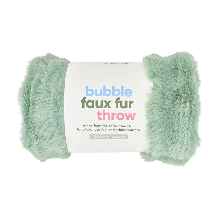 Bubble Faux Fur Throw - Annabel Trends