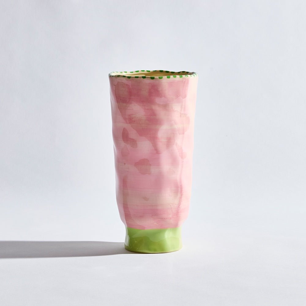 Cabana Medium Vase Pink - KAS Australia