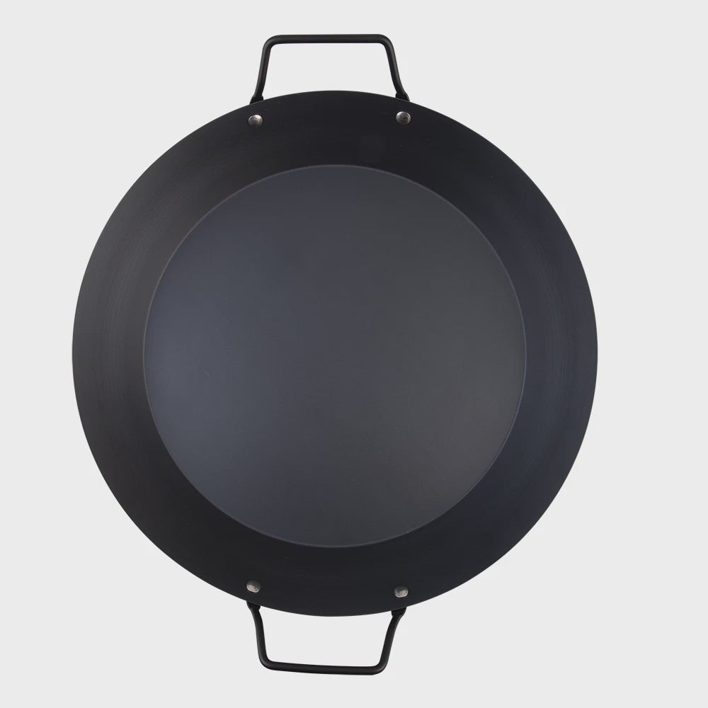 Carbon Steel Pre Seasoned Paella Pan - Donaldson